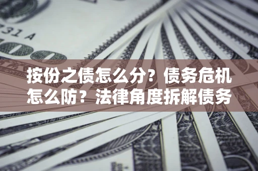 北京按份之债怎么分？债务危机怎么防？法律角度拆解债务分配与风险自保指南