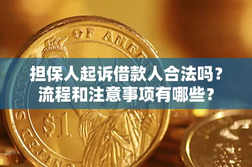 北京担保人起诉借款人合法吗？流程和注意事项有哪些？