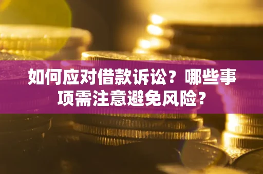 北京如何应对借款诉讼？哪些事项需注意避免风险？