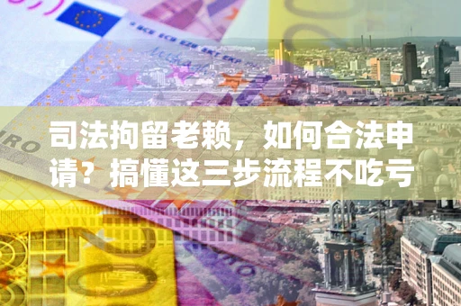 北京司法拘留老赖，如何合法申请？搞懂这三步流程不吃亏！
