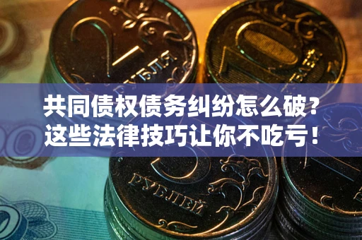 北京共同债权债务纠纷怎么破？这些法律技巧让你不吃亏！