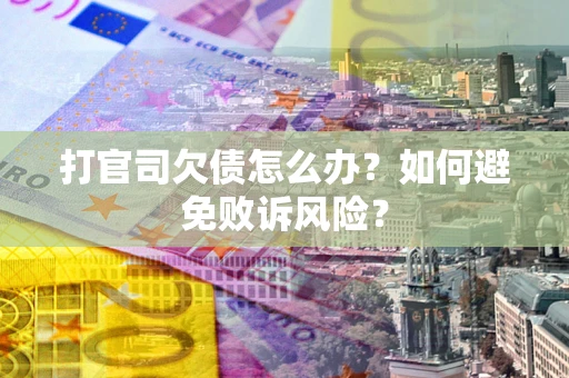 北京打官司欠债怎么办？如何避免败诉风险？