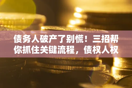 北京债务人破产了别慌！三招帮你抓住关键流程，债权人权益不再缩水