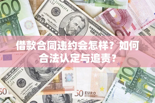 北京借款合同违约会怎样？如何合法认定与追责？