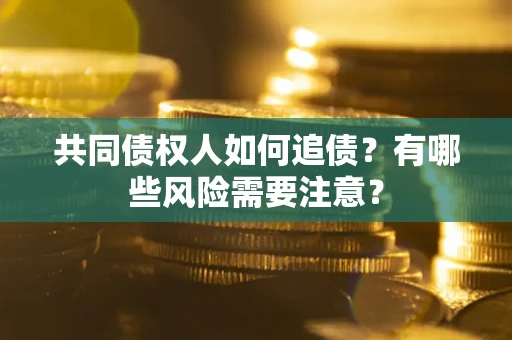 北京共同债权人如何追债？有哪些风险需要注意？