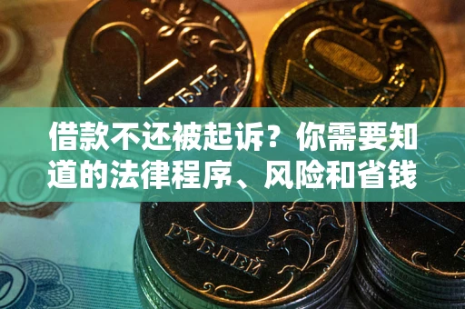 北京借款不还被起诉？你需要知道的法律程序、风险和省钱技巧