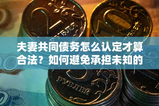 北京夫妻共同债务怎么认定才算合法？如何避免承担未知的债务风险？