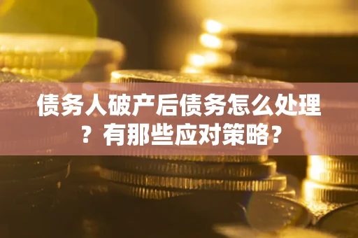 北京债务人破产后债务怎么处理？有那些应对策略？